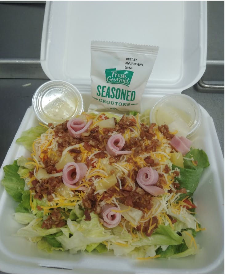 Order Chef's Salad - Small food online from Big D Pizza store, Clyde on bringmethat.com