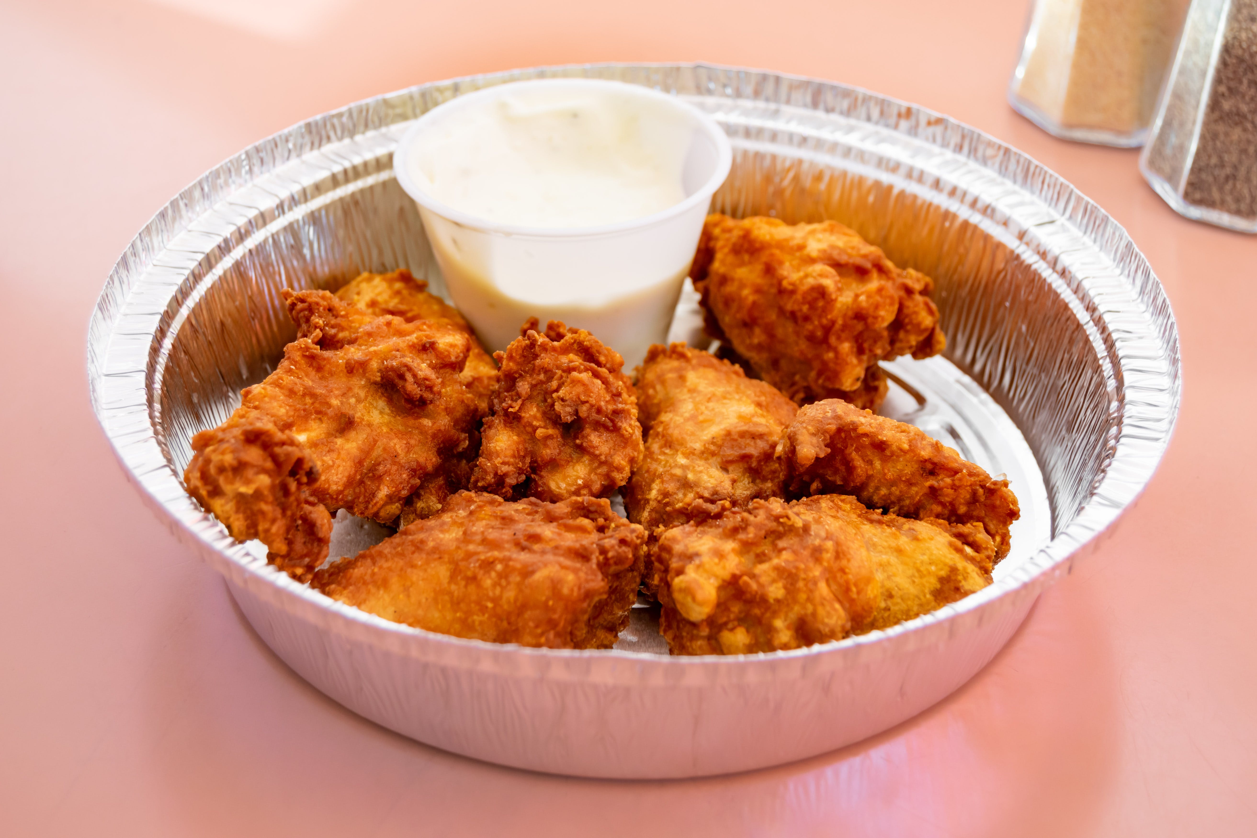 Order Fried Chicken Wings - 8 Pieces food online from Angelo's Pizza store, Bloomfield on bringmethat.com
