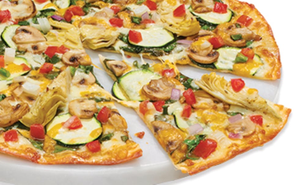 Order Gourmet Vegetarian Pizza - Medium 12" food online from Papa Murphy's store, Layton on bringmethat.com