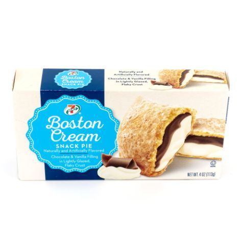Order 7-Select Snack Pie Boston Cream 4oz food online from 7-Eleven store, Princeton on bringmethat.com