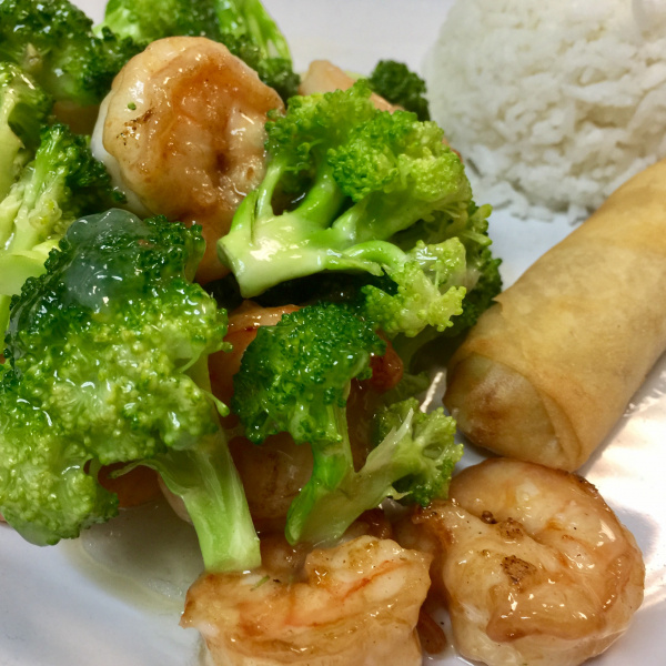 Order 22. Shrimp with Broccoli Lunch Special food online from Fengling Restaurant store, Houston on bringmethat.com