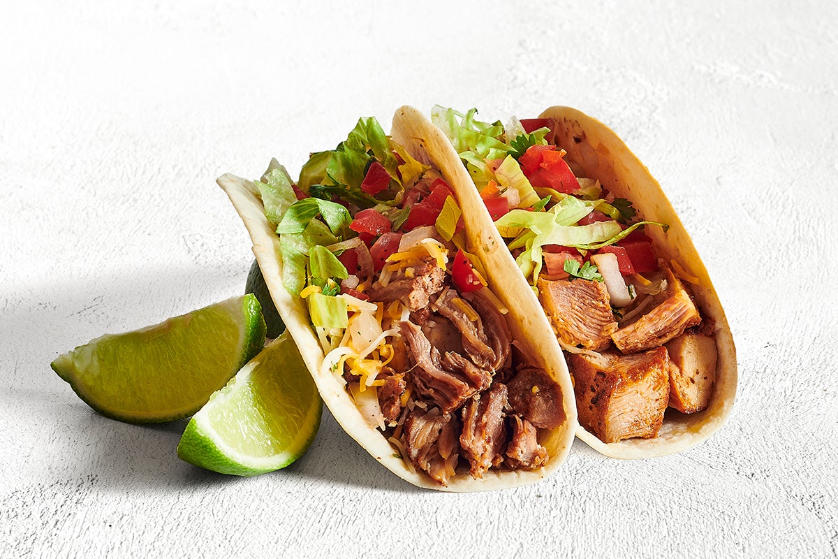 Order Two Tacos food online from Moe's Southwest Grill store, Fayetteville on bringmethat.com