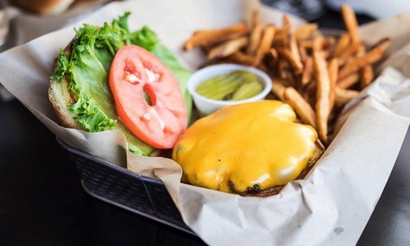 Order All-American Cheeseburger food online from Mr Brews Taphouse store, Monona on bringmethat.com