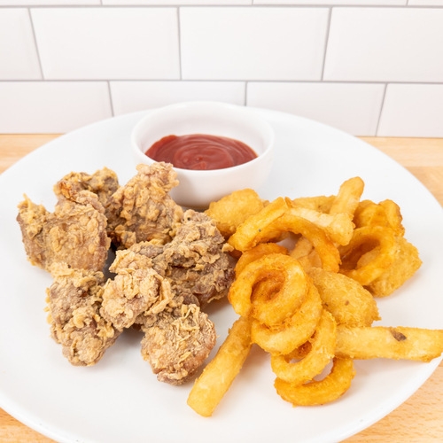 Order Kid's Chicken Nuggets w/ Fries food online from Click Virtual Food Hall store, Houston on bringmethat.com