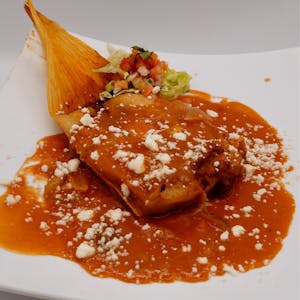 Order Tamale Chicken food online from El Caballo Wraps store, Alameda on bringmethat.com