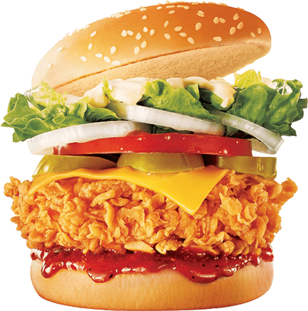 Order Crispy Chicken Burger food online from Mike's Pizza store, Parlin on bringmethat.com