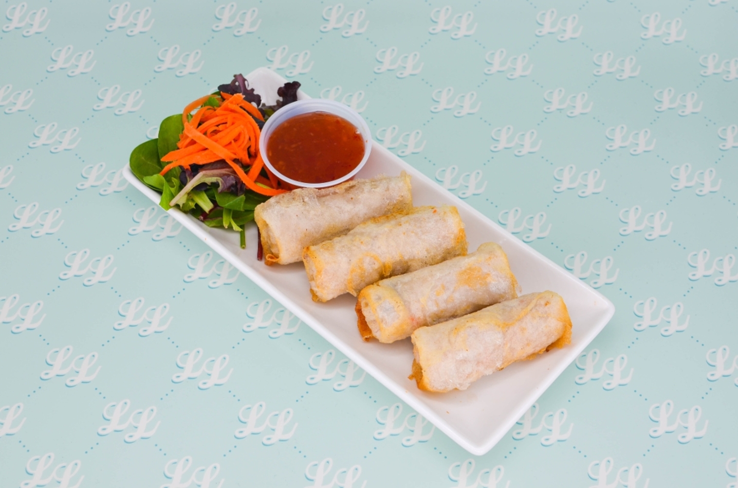 Order Veggie Crispy Rolls food online from Luc Lac Vietnamese Kitchen store, Portland on bringmethat.com