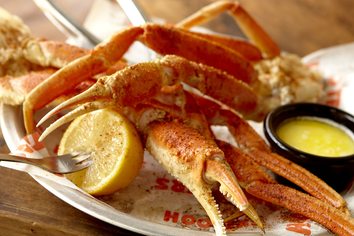 Order 1 lb. Snow Crab Legs food online from Hooters store, Clearwater Beach on bringmethat.com