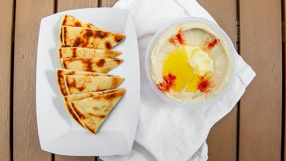 Order Hummus Plate - Appetizer food online from Gyro 101 store, Phoenix on bringmethat.com