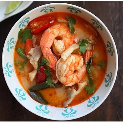 Order Shrimp Tom Yum Soup food online from Feng Asian Bistro store, Millbury on bringmethat.com