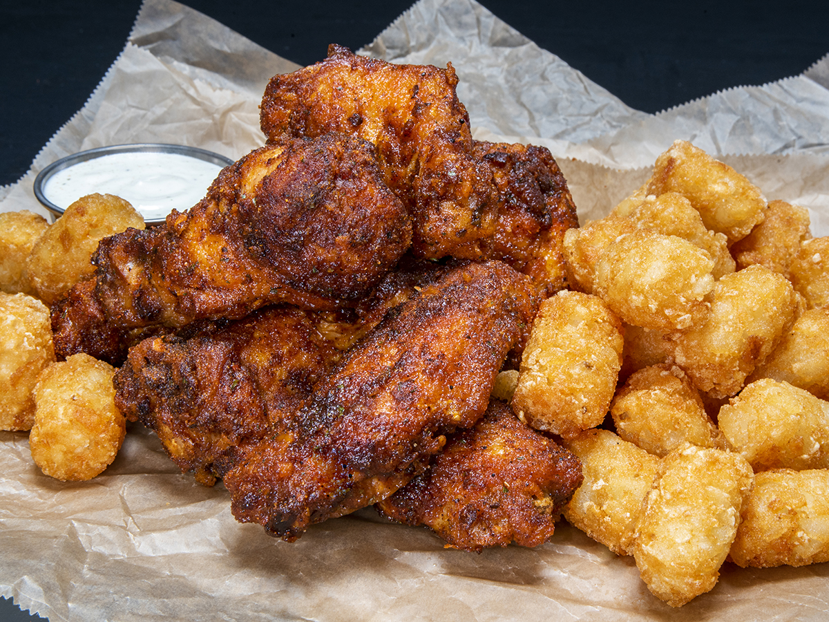 Order Wing Combo - 6 Piece food online from Jailbird store, Los Angeles on bringmethat.com