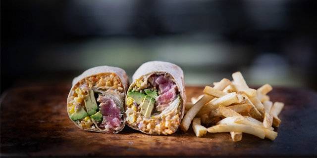 Order Dragon Roll Burrito food online from Little Pub store, Old Saybrook on bringmethat.com