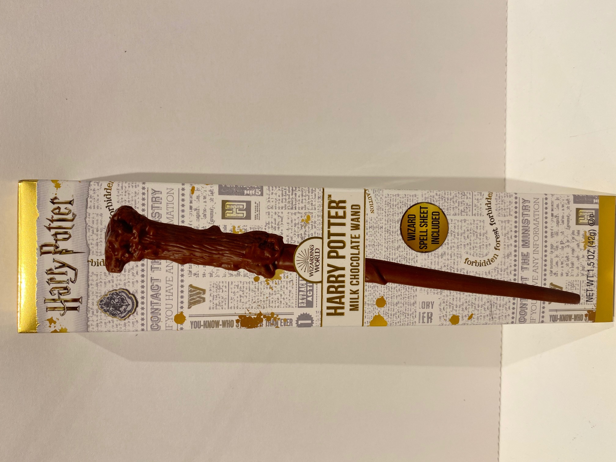 Order  Harry Potter Solid Milk Chocolate Wand   1.5 oz food online from Chocolate Boutique store, Pittsburgh on bringmethat.com