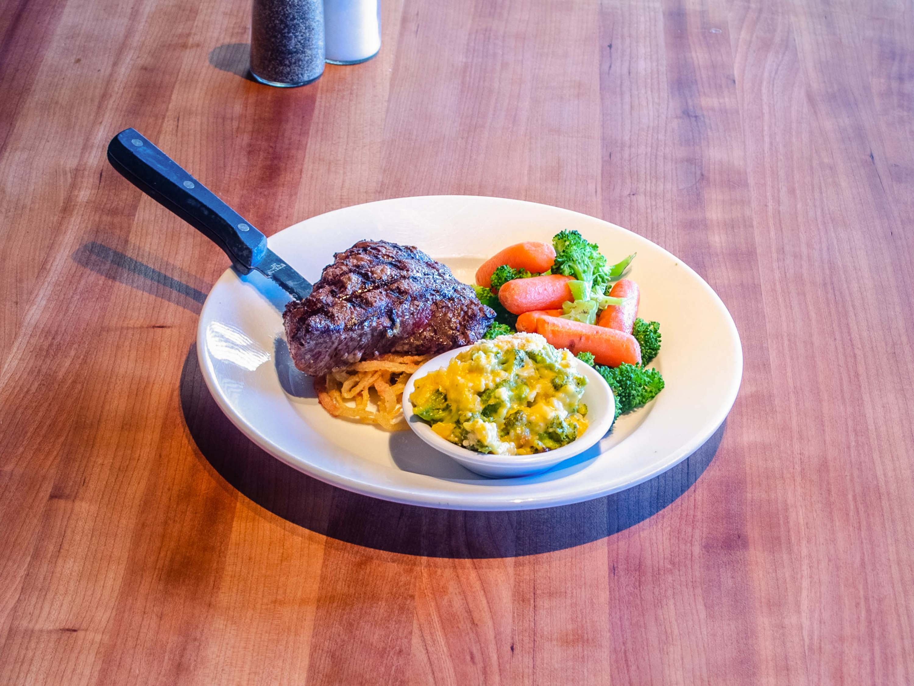 Order Sirloin Steak food online from Cheddar Casual Cafe store, Aurora on bringmethat.com