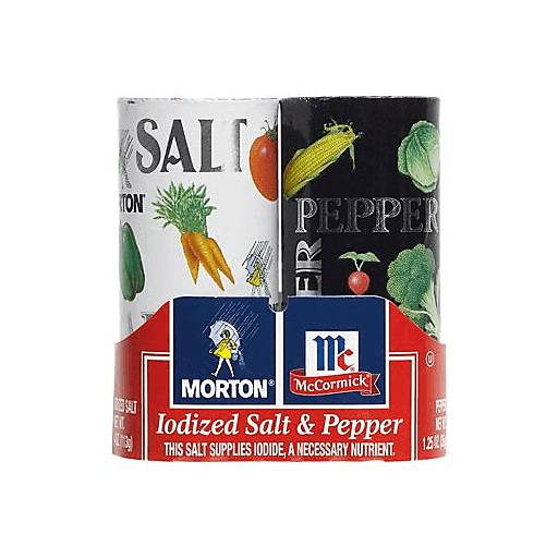 Order Morton Salt & Pepper Shakers (5.25 OZ) 133923 food online from Bevmo! store, Pasadena on bringmethat.com