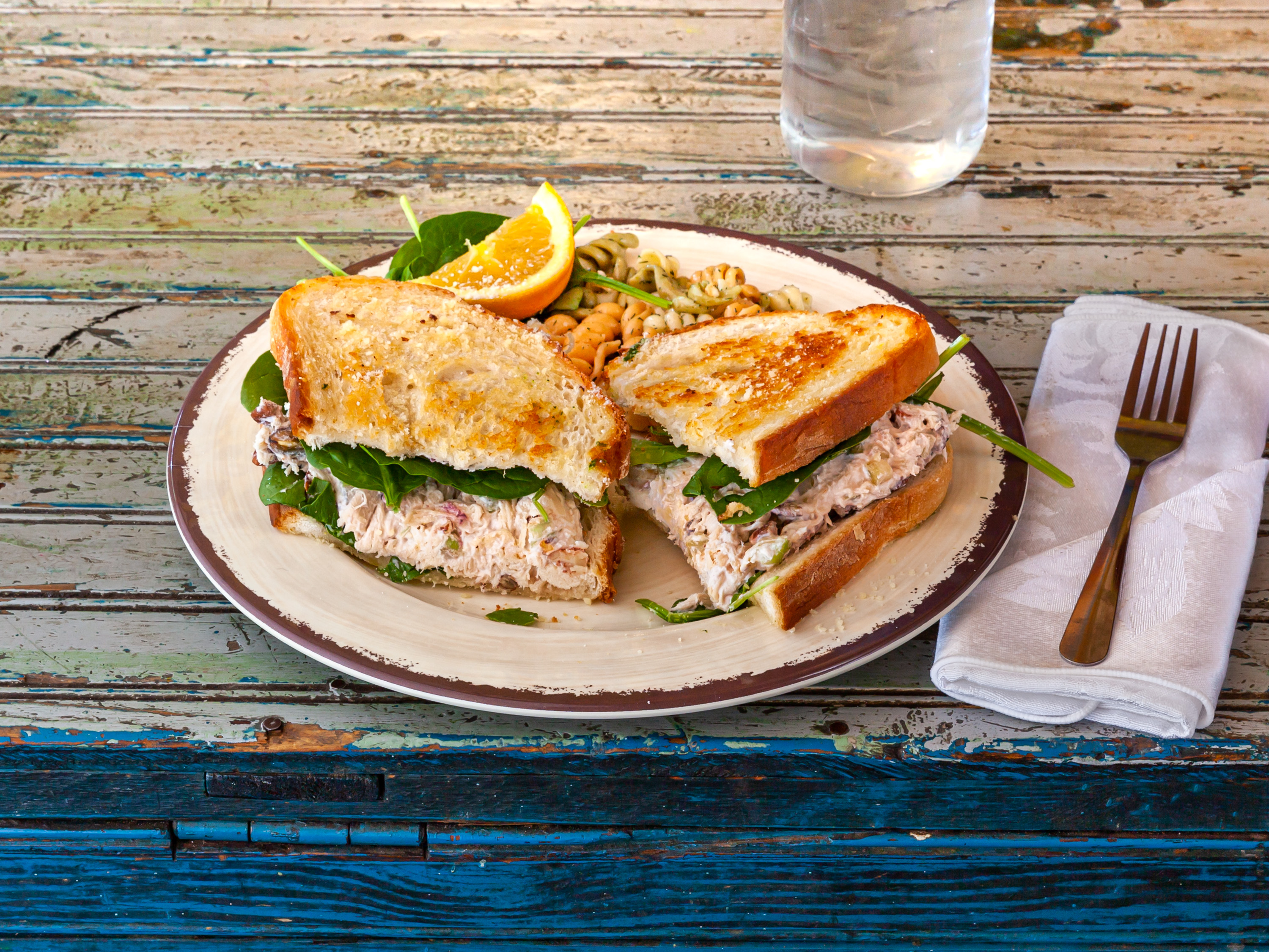 Order Pecan Chicken Salad Sandwich food online from Sip Coffee House & Artisan Cafe store, Crown Point on bringmethat.com
