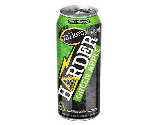 Order Mikes Harder Green Apple, 16oz can (8% ABV) food online from Moby Liquor store, Los Angeles on bringmethat.com