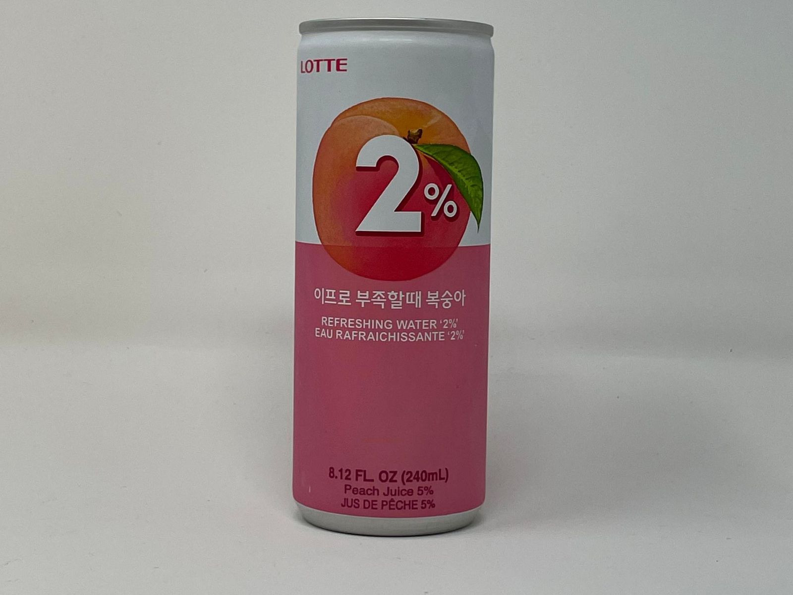Order 2% Peach Refreshing Water food online from Phodega store, Chicago on bringmethat.com