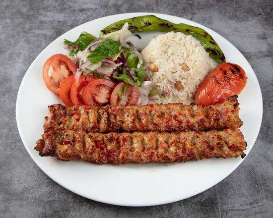 Order CHICKEN ADANA KEBAB(DOUBLE)LARGE food online from Soup & Gyro store, New York on bringmethat.com