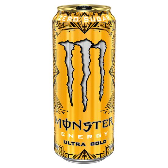 Order Monster Energy Drink Zero Sugar Ultra Gold (16 oz) food online from Rite Aid store, Corona Del Mar on bringmethat.com
