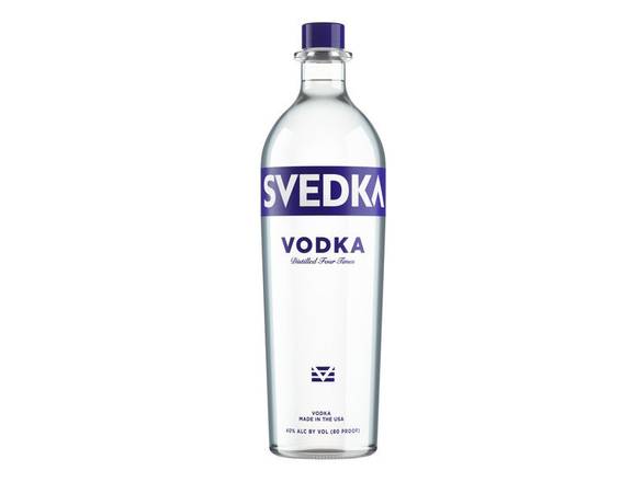 Order SVEDKA Vodka - 1L Bottle food online from Josh Wines & Liquors Inc store, New York on bringmethat.com