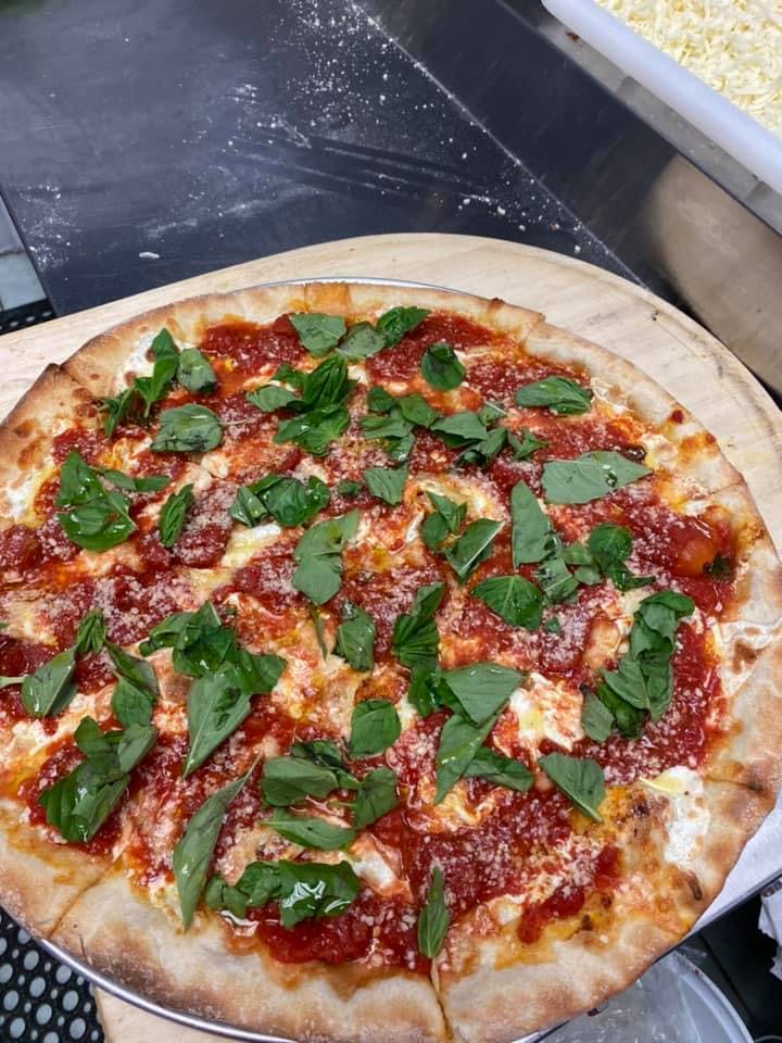 Order Margarita Round Pizza - Small 12" food online from Mamma Mias Pizza store, Nutley on bringmethat.com