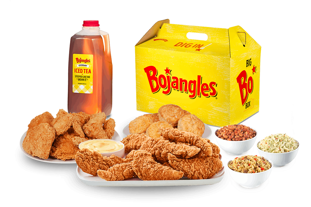 Order 20pc 8 Chicken & 12 Homestyle Tenders Meal - 10:30AM to Close food online from Bojangle's store, Asheville on bringmethat.com