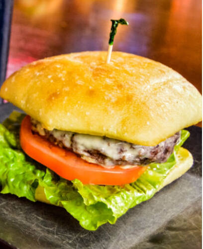Order Build Your Own Burger food online from Hero Sports Grill store, Bangor on bringmethat.com