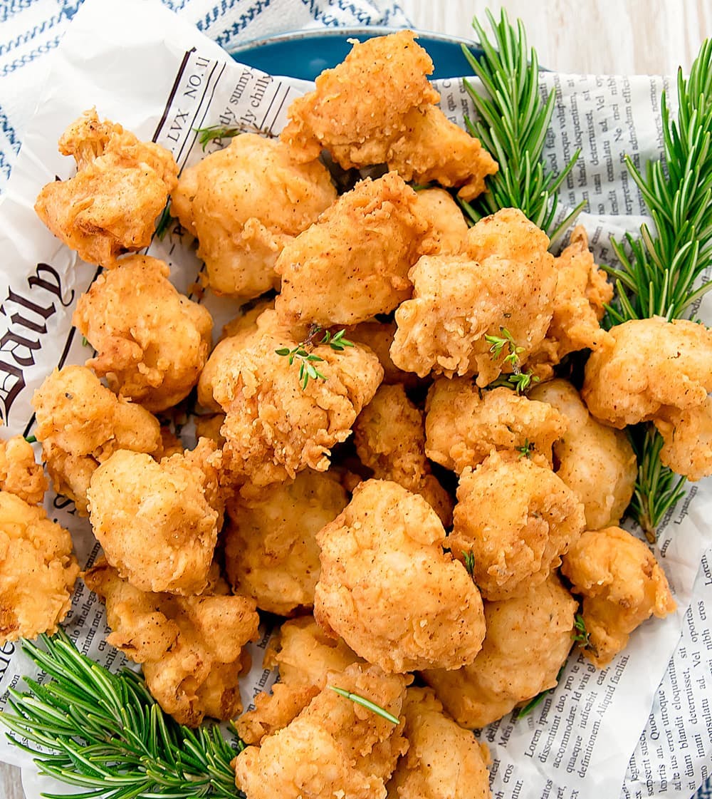 Order Fried Cauliflower - Appetizer food online from Tani Pizza store, Butler on bringmethat.com