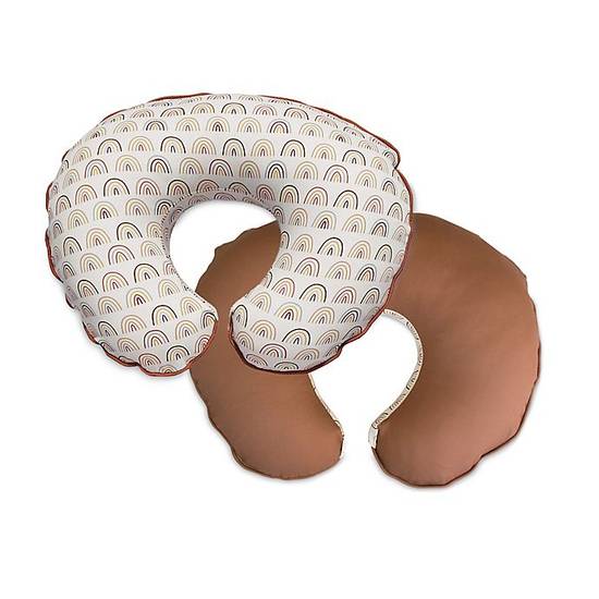 Order Boppy® Organic Cotton Nursing Pillow Cover in Rainbows food online from Bed Bath & Beyond store, Lancaster on bringmethat.com