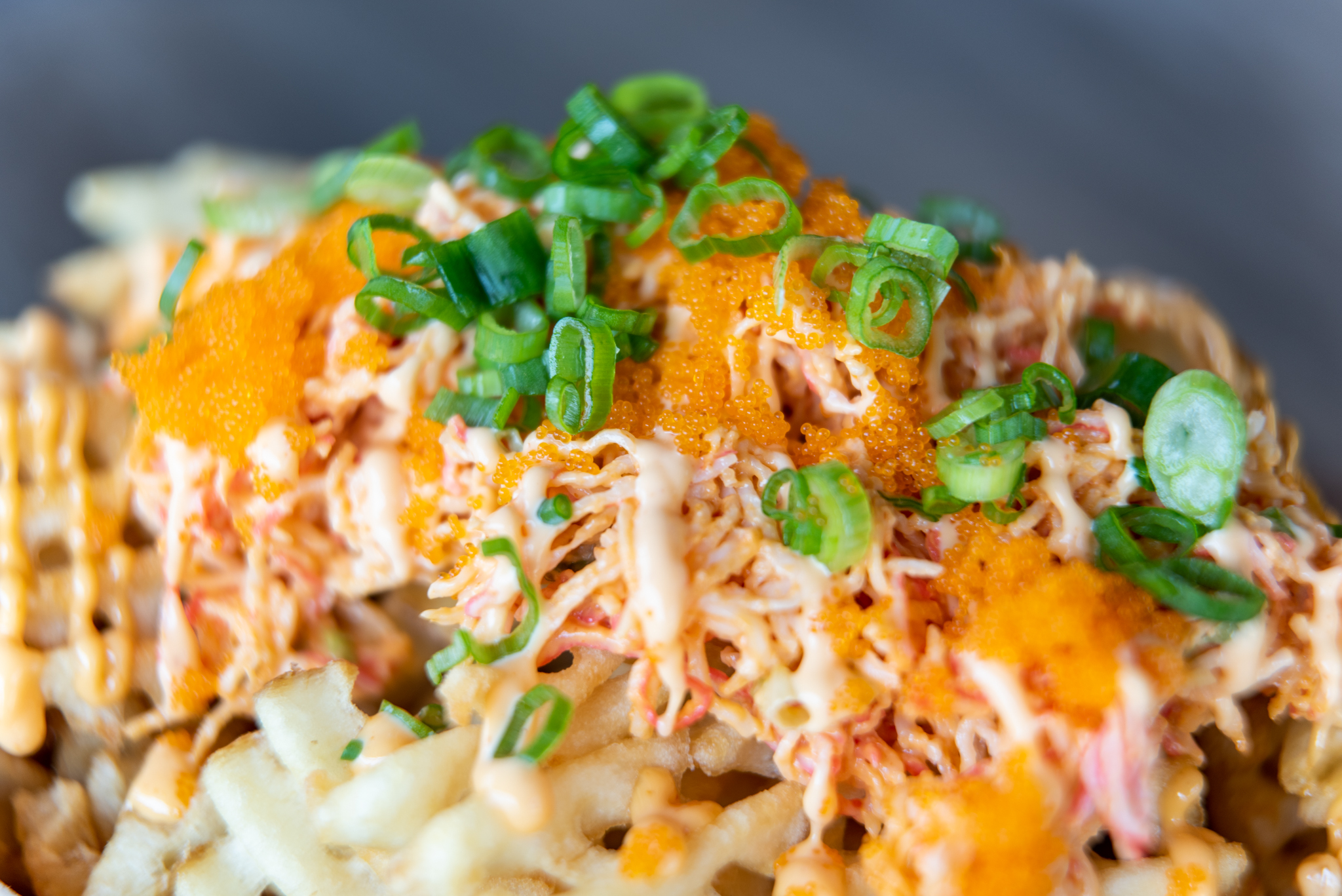 Order Spicy Ahi Fries food online from Yum Sushi Burrito & Poke store, Arden on bringmethat.com
