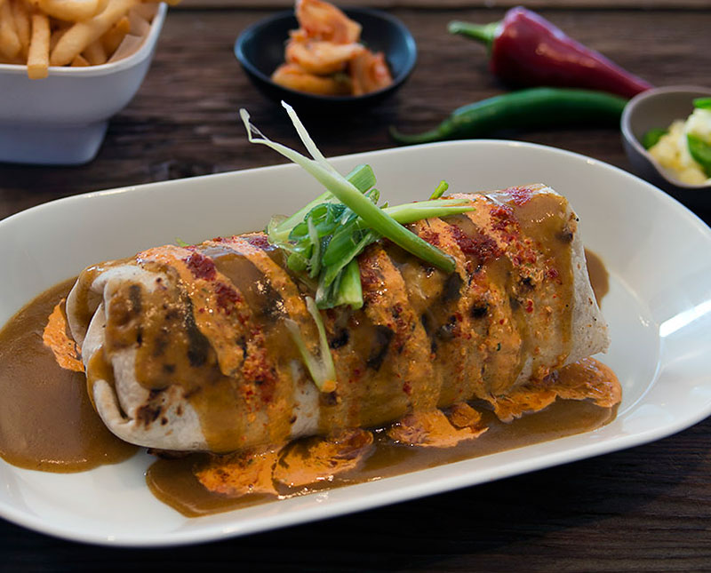 Order Smothered Burrito with Crispy Chicken food online from Hrd store, San Francisco on bringmethat.com
