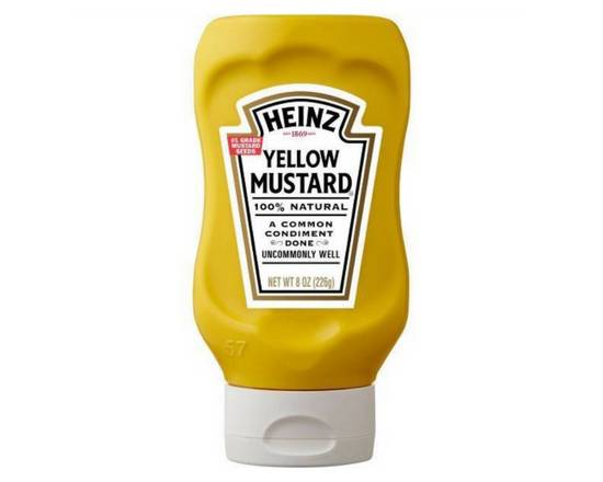 Order Heinz Yellow Mustard (8 oz) food online from Checkout Food Stores #47 store, Houston on bringmethat.com