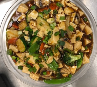 Order Ma Po Tofu Vegetable food online from Lucky Buddha Asian Restaurant store, Goodyear on bringmethat.com