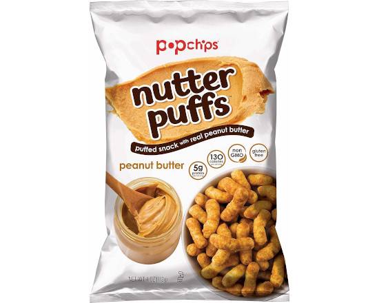 Order Popchps Nutter Peanut Butter Puffs 4 oz food online from Fair Mart store, Philadelphia on bringmethat.com