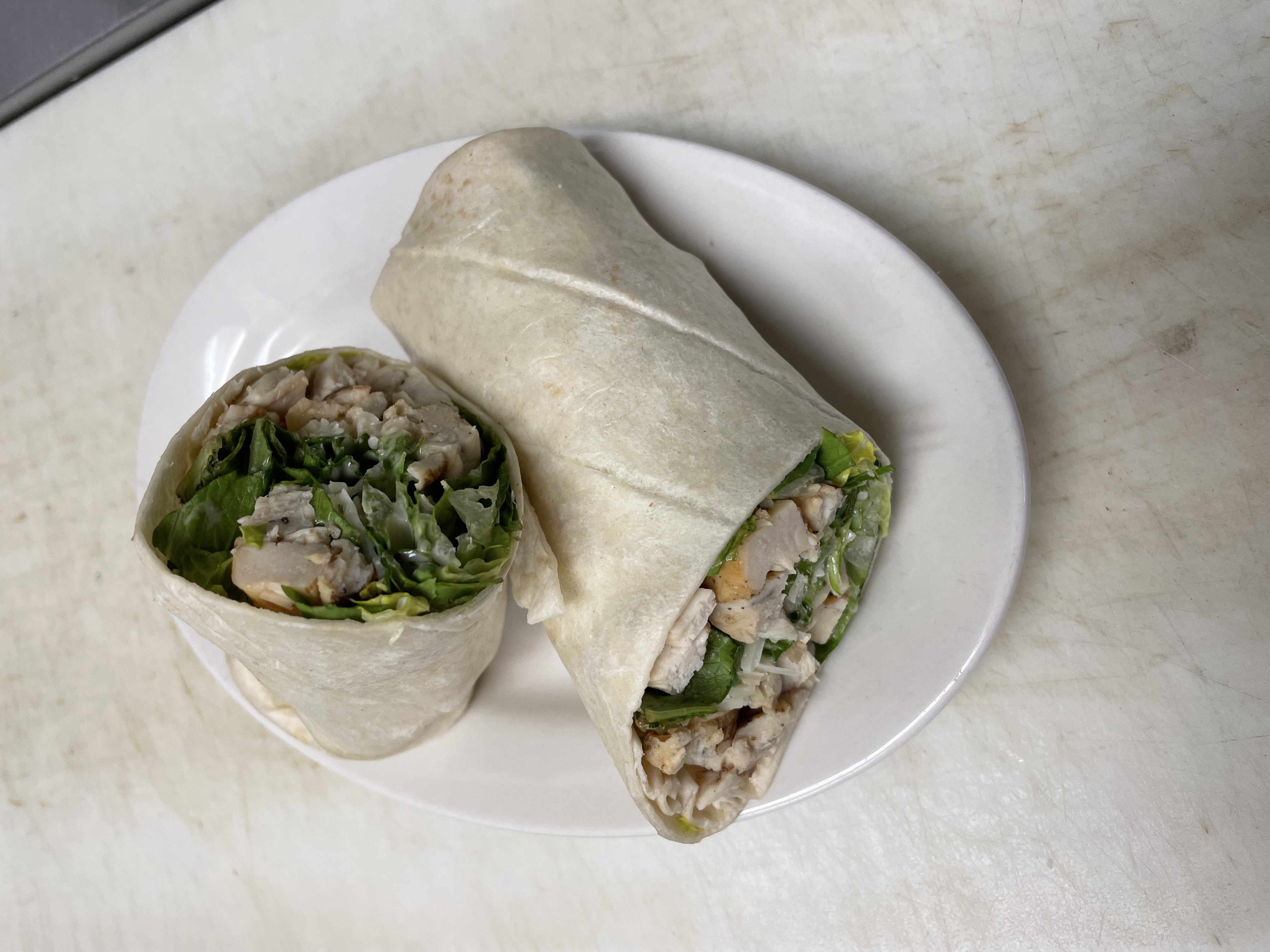 Order Chicken Ceasar Wrap food online from Martellucci Pizza store, Bethlehem on bringmethat.com