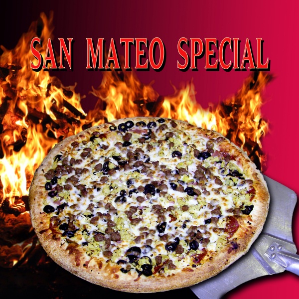 Order San Mateo Special Pizza food online from Seniore Pizza store, San Mateo on bringmethat.com