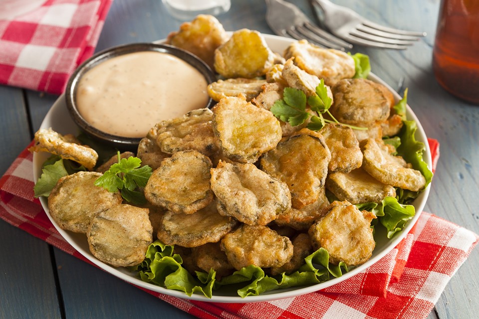 Order Deep Fried Pickles food online from Lake Nina Restaurant store, Cincinnati on bringmethat.com