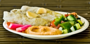 Order Veggie Cabbage Roll Combo food online from Woody's Oasis store, East Lansing on bringmethat.com
