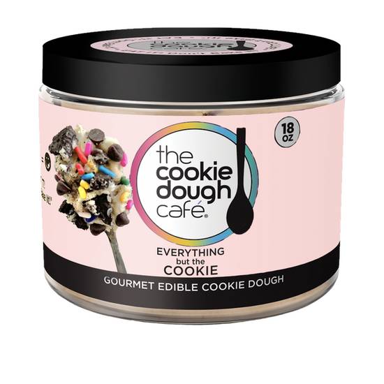 Order Everything But The Cookie - 18 oz jar food online from The Cookie Dough Cafe store, Portland on bringmethat.com