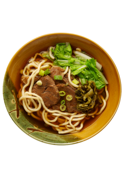 Order N4. Beef Noodle Soup W. Pickled Cabbage老坛酸菜牛肉面 food online from Xian Rougamo #3 store, Belmont on bringmethat.com