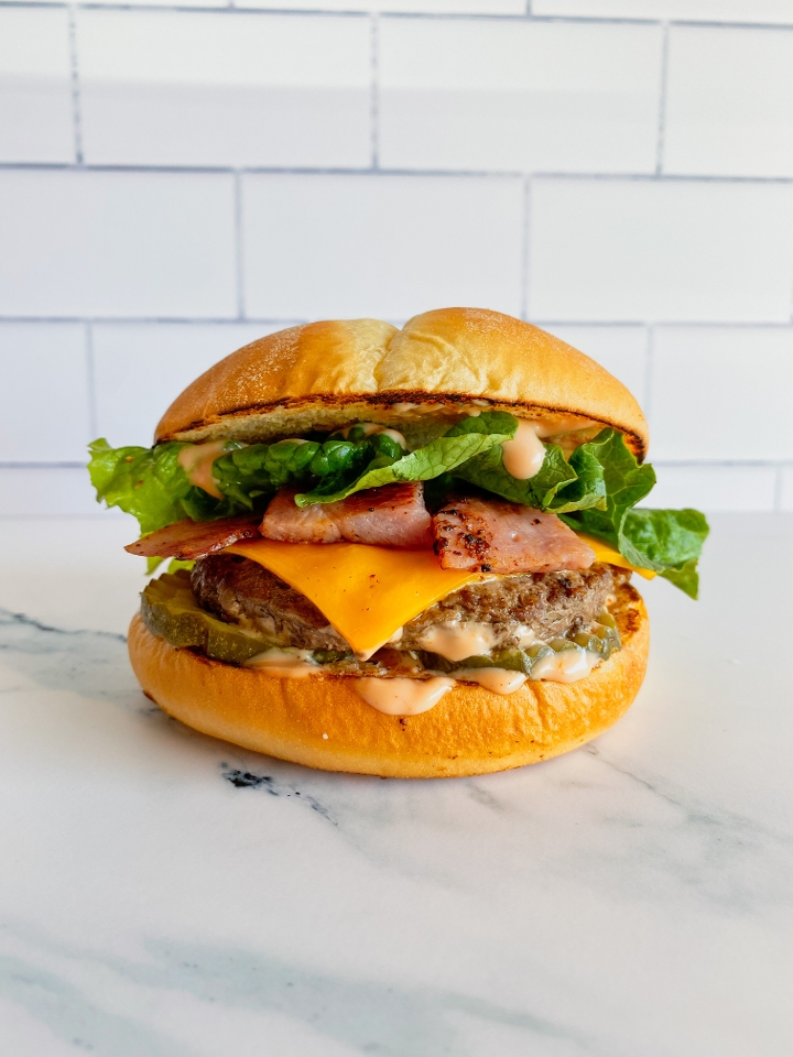 Order Super Burger food online from Fanci Freez store, Meridian on bringmethat.com