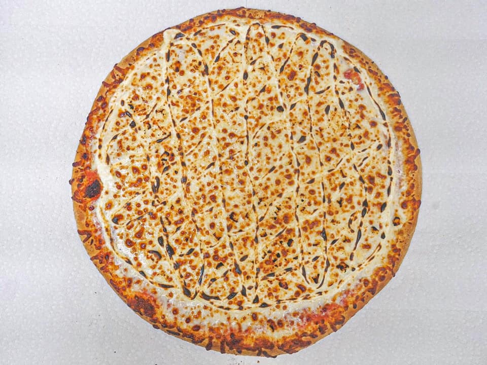 Order 6 Cheese Pizza food online from Pizza K store, Marietta on bringmethat.com