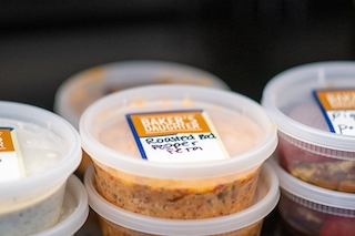 Order Roasted Red Pepper & Feta Dip food online from Bakers Daughter store, Washington on bringmethat.com