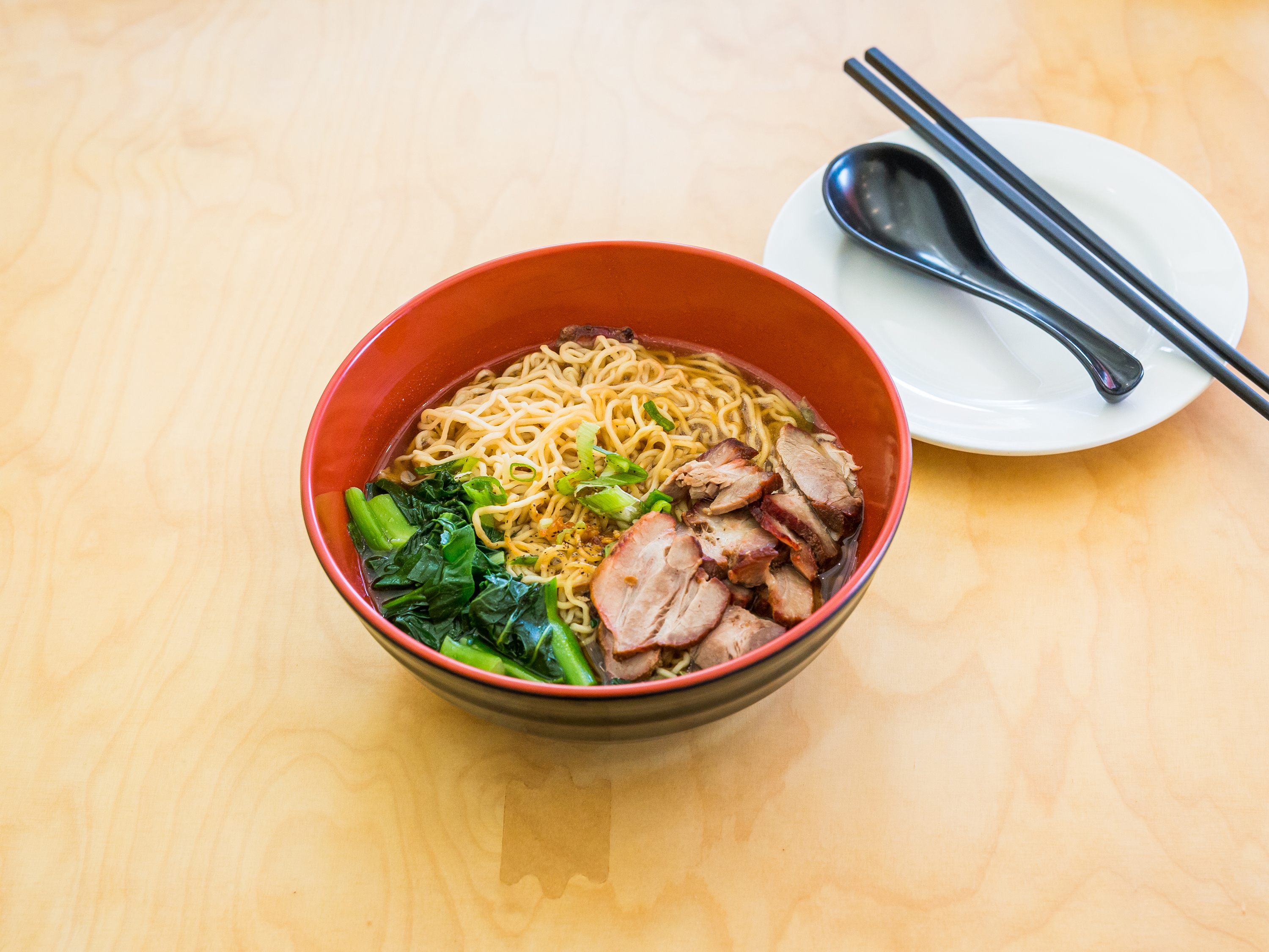 Order Barbecued Pork Soup food online from Penny's Noodle Shop store, Chicago on bringmethat.com