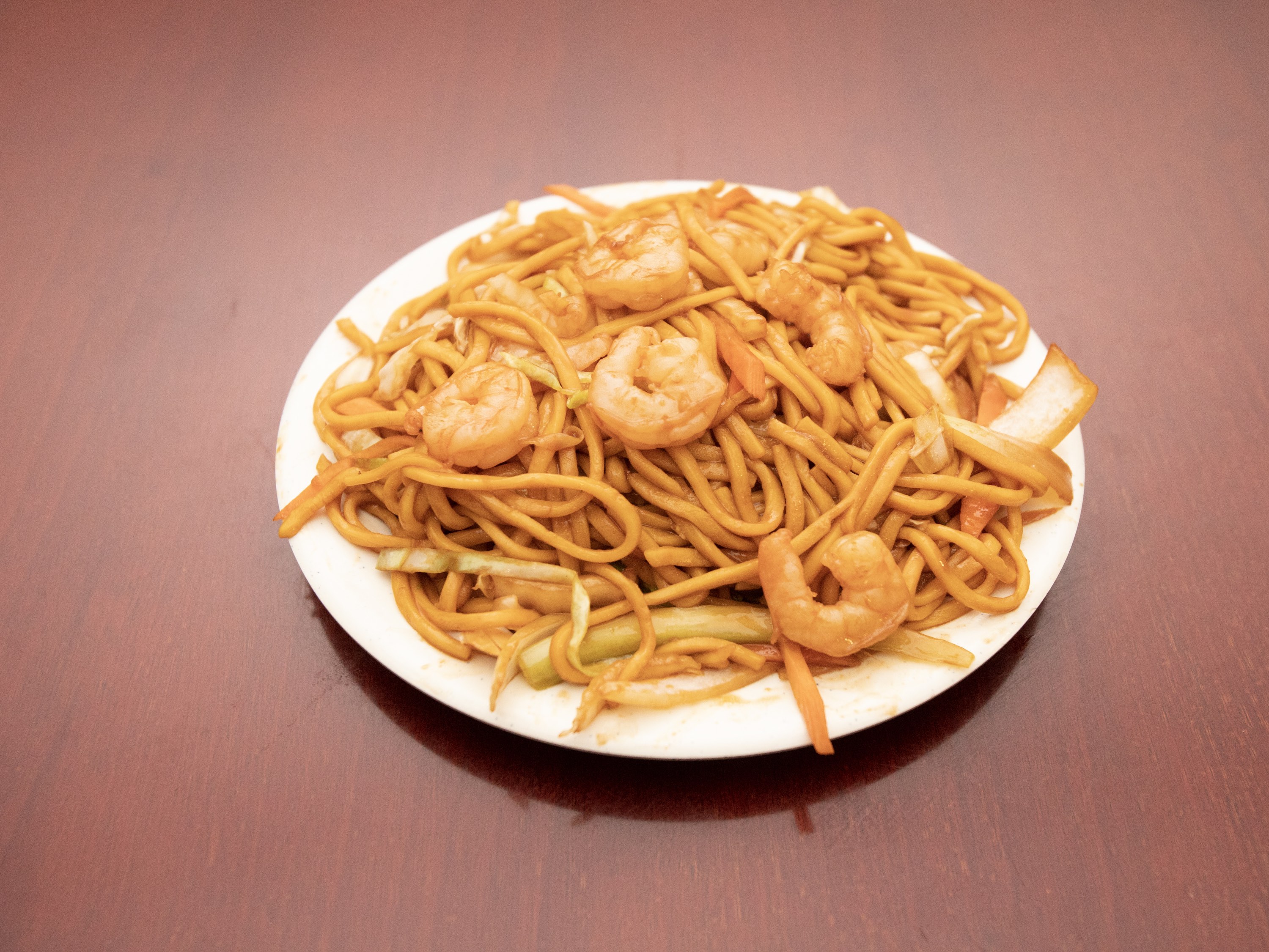 Order 4. Baby Shrimp Lo Mein food online from International Buffet store, Omaha on bringmethat.com