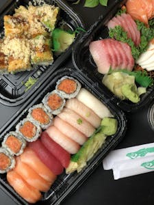 Order Sushi & Sashimi (For 2) food online from Asuka Sushi Japanese Cuisine store, Mt Laurel Township on bringmethat.com