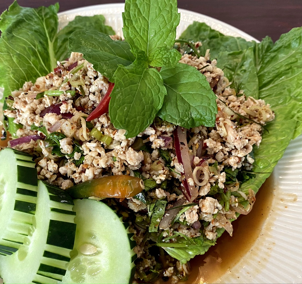 Order Larb food online from Yummy thai cuisine store, Cambridge on bringmethat.com