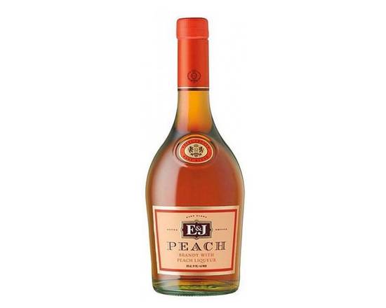 Order E & J Distillers, Peach Brandy · 1.75L food online from House Of Wine store, New Rochelle on bringmethat.com