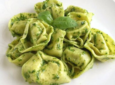 Order Tortellini in pesto sauce ( no nuts) food online from I Heart Pizza Ny store, New York on bringmethat.com